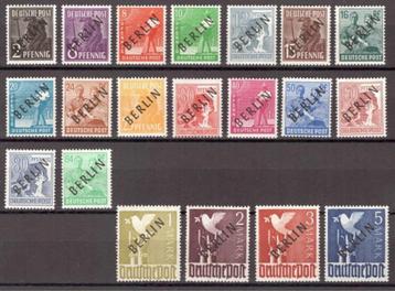 Berlijn, postfrisse jaargangen vanaf 1948 t/m 1990. beschikbaar voor biedingen