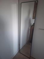 Karmsund spiegel, zwart 40x167 cm, Huis en Inrichting, Woonaccessoires | Spiegels, Ophalen, Rechthoekig, Minder dan 50 cm, Minder dan 100 cm