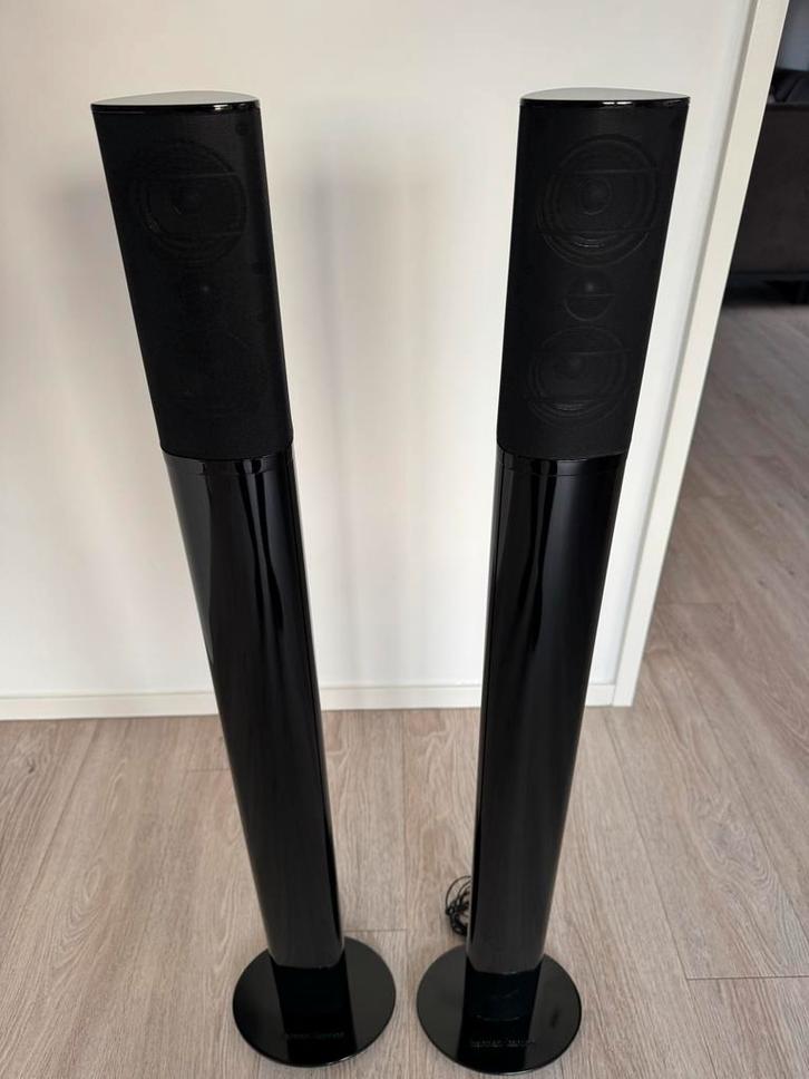 Harman kardon speakers incl zuil, nieuwstaat!!, Audio, Tv en Foto, Luidsprekers, Zo goed als nieuw, Front, Rear of Stereo speakers