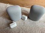 Google Nest Audio - Slimme Speakers (2 stuks), Zo goed als nieuw, Minder dan 60 watt, Front, Rear of Stereo speakers, Ophalen