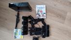 Zwarte Nintendo Wii met Mario Kart en vier controllers, Ophalen of Verzenden, Gebruikt, Met 2 controllers
