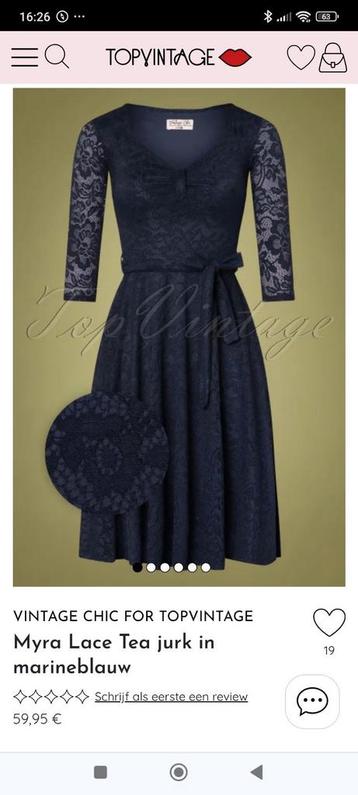 Vintage Chic for Topvintage Myra dress maat XS beschikbaar voor biedingen