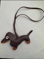 Kunstleer teckel voor tashanger, Ophalen of Verzenden, Nieuw, Overige typen