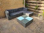 vidaXL 5-delige Loungeset met kussens spotprijs!, Tuin en Terras, Tuinsets en Loungesets, Kunststof, Ophalen of Verzenden, Zo goed als nieuw