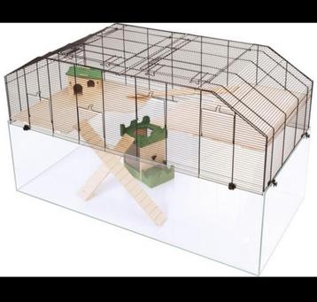 ZGAN kooi 114 x 55 x 66 cm - geschikt voor hamsterscaping beschikbaar voor biedingen