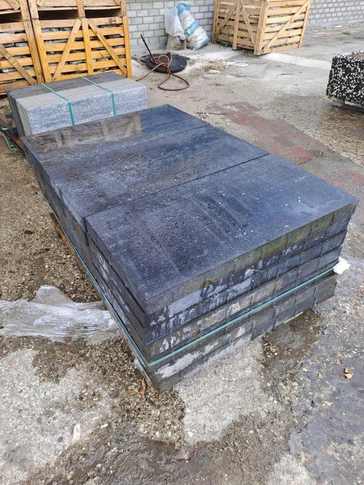 Restpartij tuintegels 6,72m2, Tuin en Terras, Tegels en Klinkers, Nieuw, Terrastegels, Beton, 5 tot 10 m², Gecoat, Ophalen