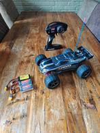 Traxxas e-revo mini 1/16 brushed + rpm + savox, Hobby en Vrije tijd, Modelbouw | Radiografisch | Auto's, Elektro, Gebruikt, Auto offroad