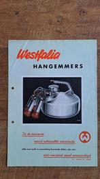 Oude folder WESTFALIA hangemmers, melkemmer, Ophalen of Verzenden, Gelezen, Folder