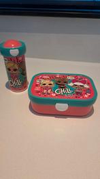 Leuke set van LOL. Broodtrommel/fruitbak en drinkbeker., Diversen, Ophalen, Gebruikt
