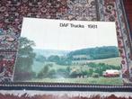 Oude daf kalender 1981, Ophalen of Verzenden, Gebruikt, Auto's