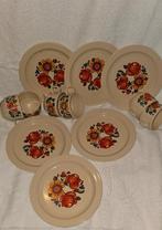 Vintage EMSA Servies met Bloemenmotief, Huis en Inrichting, Keuken | Servies, Overige materialen, Gebruikt, Ophalen of Verzenden