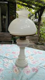 Antieke olielamp opaline, Antiek en Kunst, Ophalen of Verzenden