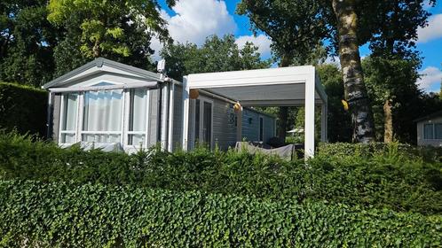 Chalet/stacaravan bj 2021, midden op de veluwe in Harskamp, Caravans en Kamperen, Stacaravans, tot en met 4, Ophalen