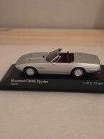 Maserati Ghibli Spyder 1969 Minichamps 1:43, Ophalen of Verzenden, Zo goed als nieuw, Auto, MiniChamps