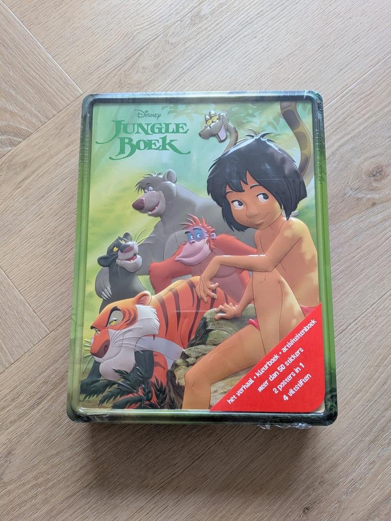 Disney Jungle Boek Kleurboek set metaal, Ophalen of Verzenden, Nieuw, Taal en Lezen