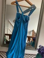 Feest jurk S/M, Maat 38/40 (M), Galajurk, Guess, Blauw
