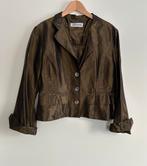 Iris von Arnim Jasje - Zijde - Maat 42, Bruin, Ophalen of Verzenden, Zo goed als nieuw, Jasje