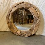 Spiegel - teak wortelhout lijst - 60 cm - TTM Wonen, TTM Wonen, Meubels – (Perzische) Tapijten en Woonaccessoires, Taag 63, 2491 CS, Den Haag (Forepark)