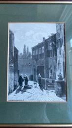 Steendruk jan weissenbruch 1868, Antiek en Kunst, Ophalen of Verzenden