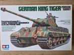 TAMIYA 1/35 GERMAN KING TIGER Porsche Turret No.169 +165, Hobby en Vrije tijd, Modelbouw | Auto's en Voertuigen, Tank, Verzenden