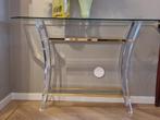 Vintage Regence Console Tafel - Plexiglas & Glas - 1970s, Ophalen