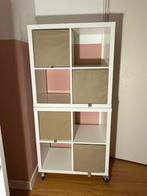 Kallax kast 2 x4 op wieltjes, Ophalen of Verzenden