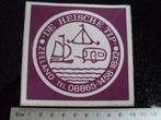 sticker de heische tip zeeland logo camping caravan, Verzenden, Zo goed als nieuw, Bedrijf of Vereniging