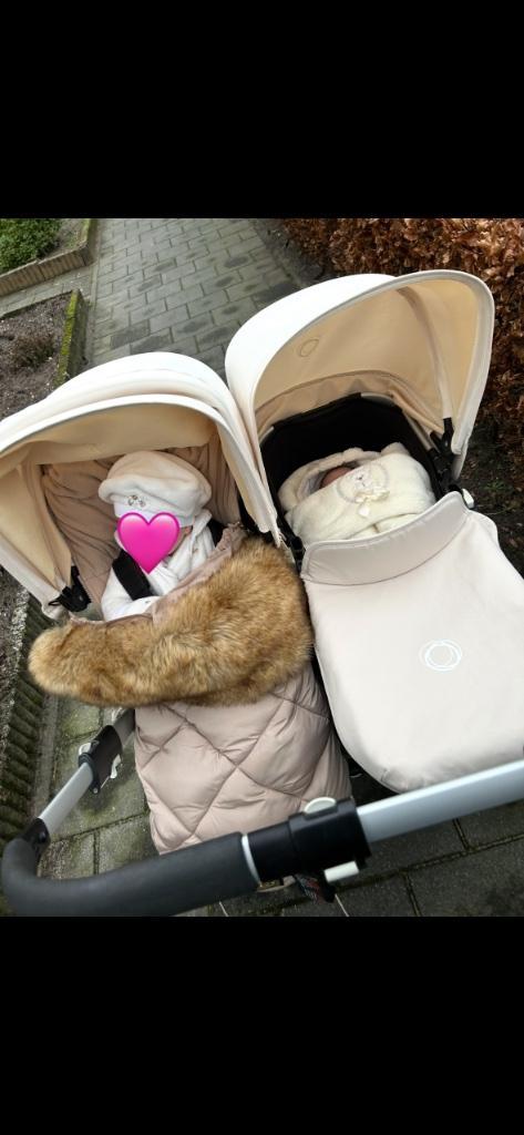 Bugaboo donkey duo kinderwagen, Kinderen en Baby's, Kinderwagens en Combinaties, Gebruikt, Combiwagen, Bugaboo, Duowagen, Luchtbanden