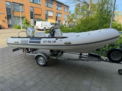 Base marine 470, Watersport en Boten, Rubberboten, Zo goed als nieuw, Overige merken, Overige materialen, Minder dan 70 pk, Benzine