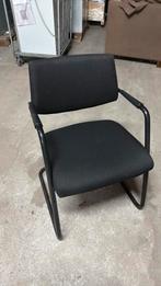 Vergaderstoel zwart 6 stuks, Ophalen, Gebruikt, Zwart, Metaal