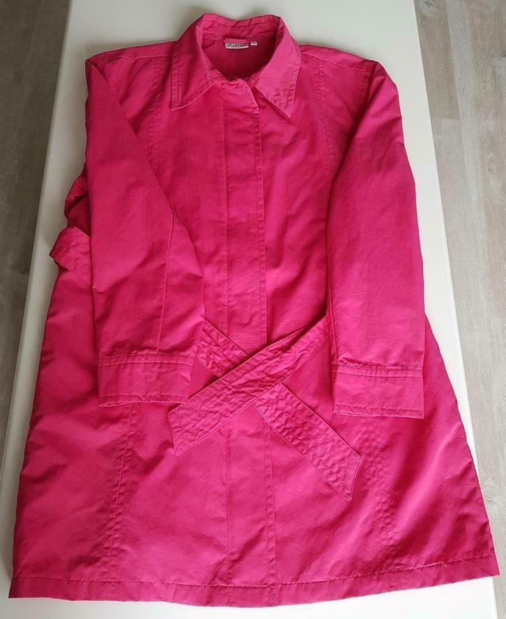Fuchsia roze dames zomerjas, Kleding | Dames, Jassen | Zomer, Zo goed als nieuw, Maat 46/48 (XL) of groter, Roze, Ophalen of Verzenden