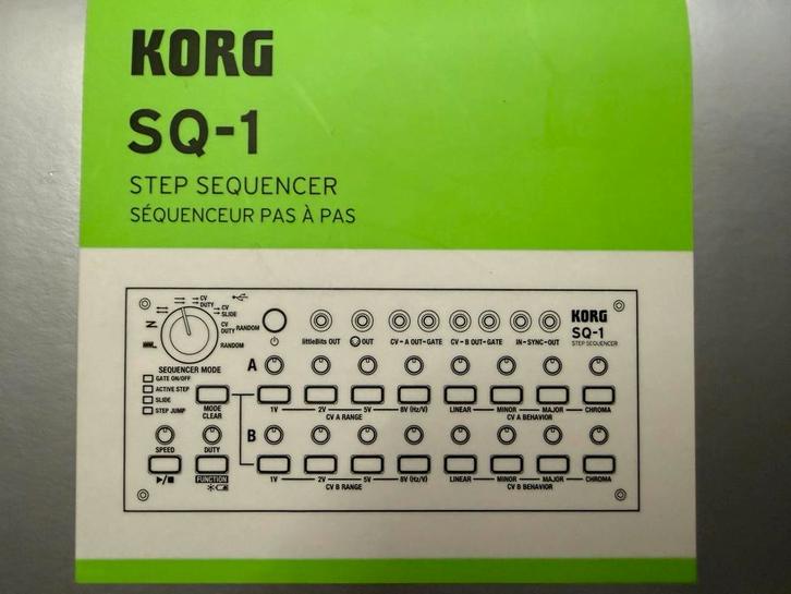 Korg SQ-1 Step Sequencer - Compact en Krachtig!, Muziek en Instrumenten, Synthesizers, Zo goed als nieuw, Overige aantallen, Korg