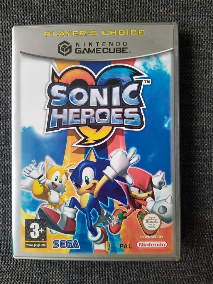 Sonic Heroes / voor de Nintendo GameCube, Spelcomputers en Games, Games | Nintendo GameCube, Zo goed als nieuw, Avontuur en Actie