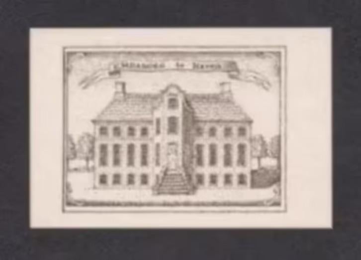 Haren Groningen Borg Emdaborg te Haren., Ophalen of Verzenden, 1960 tot 1980, Ongelopen, Groningen