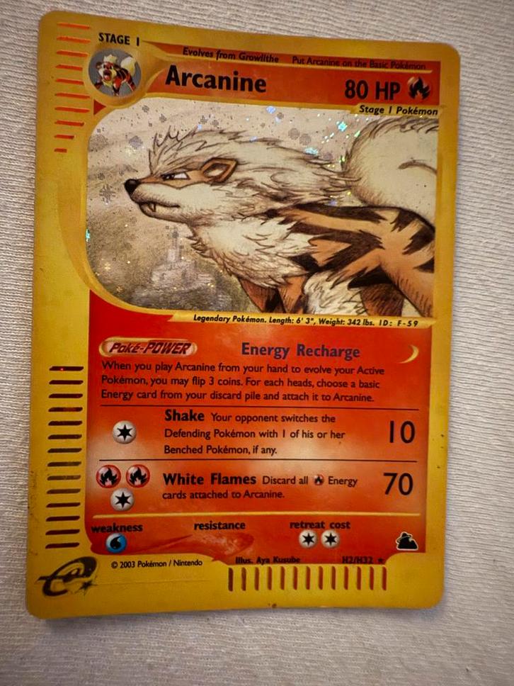 Arcanine - 2003 - Gebruikt, Hobby en Vrije tijd, Verzamelkaartspellen | Pokémon, Gebruikt, Losse kaart, Foil, Ophalen