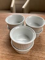 Pillivuyt Serveerbakjes - Frans Design - 6,5cm, Huis en Inrichting, Keuken | Servies, Ophalen of Verzenden, Zo goed als nieuw