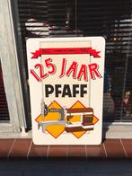 PFAFF emaille reclamebord, Verzamelen, Ophalen of Verzenden, Gebruikt, Reclamebord