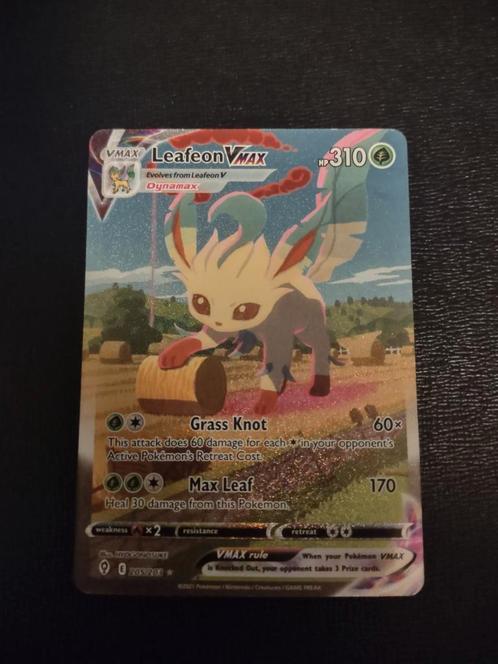 Leafeon V-Max alt art 205/203 evolving Skies, Hobby en Vrije tijd, Verzamelkaartspellen | Pokémon, Zo goed als nieuw, Losse kaart