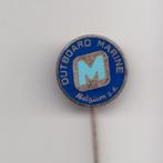 Scheepvaart emaille Outboard Marine België speldje, Gebruikt, Niet vindbaar, Niet vindbaar, Speldje of Pin