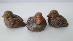 Drie miniatuur eenden beeldjes/figurines ca 6x4cm, E.B., Ophalen of Verzenden