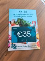 Kortingscode Crisp boodschappen, Tickets en Kaartjes