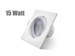100 x INTEQ 15 Watt ultralage led inbouwspots, Laatste !!, Verzenden, Nieuw, Metaal of Aluminium, Plafondspot of Wandspot