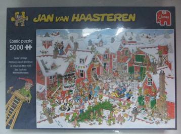 NIEUW 5000st puzzel Jan van Haasteren Dorp van de Kerstman beschikbaar voor biedingen