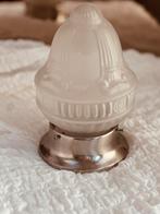 Vintage plafondlamp Art Deco Revival, Huis en Inrichting, Lampen | Plafondlampen, Ophalen of Verzenden, Gebruikt, Glas, Art Deco, Art Deco Revival, Vintage