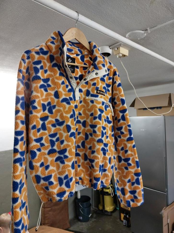 Columbia Kleurrijke Fleece Trui, Kleding | Dames, Truien en Vesten, Zo goed als nieuw, Maat 42/44 (L), Overige kleuren, Ophalen of Verzenden