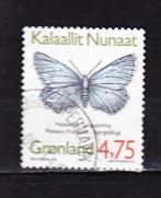 Groenland 1997 vlinder, Verzenden, Denemarken, Gestempeld