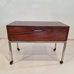 Vintage rosewood palissander side table/dresser /dressoir, Huis en Inrichting, Ophalen, Gebruikt, 1 of 2 laden, Vintage midcentury modern