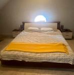 Bed 180x210 ledikant lattenbodems nachtkastjes kersenhout, Huis en Inrichting, Slaapkamer | Bedden, Ophalen, Bruin, 210 cm, Tweepersoons