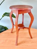 Vintage houten tafeltje plantentafel plantenstandaard, Verzamelen, Retro, Ophalen of Verzenden, Huis en Inrichting