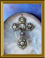 Antiek mozaïek glas kruis: paus Pius, Ophalen of Verzenden